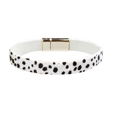 Longueur en cuir faite main de la largeur 18.5cm du bracelet 0.8cm de logo d'OEM