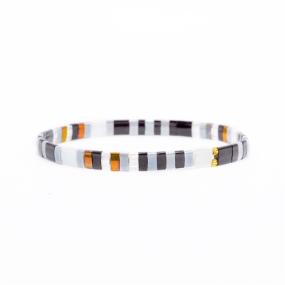 Mode de taille ajustable d'automne de BOHO Miyuki Tila Stretch Bead Bracelets