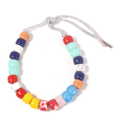 La couleur multi impériale de Howlite perle des bracelets pour l'approbation des vacances RTS