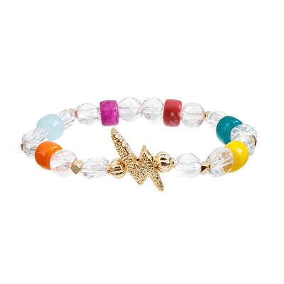 L'élément multi Crystal Bracelets extensible, mulit colorent des bracelets de perle d'amitié