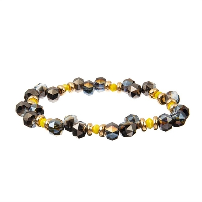 Crystal Bracelet Handmade Adjustable Size multicolore à une seule couche