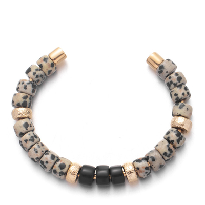 Le léopard Dot Handmade Beaded Bangles High a poli l'usage quotidien