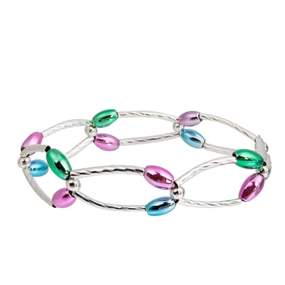 Kc Crystal Bracelets extensible, rétros bracelets de bracelet de bout droit de personnalité