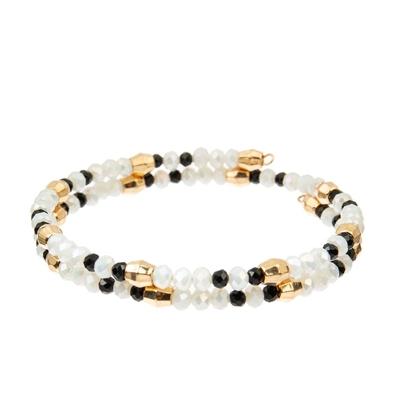 bracelet d'enveloppe de 18.5cm avec des perles
