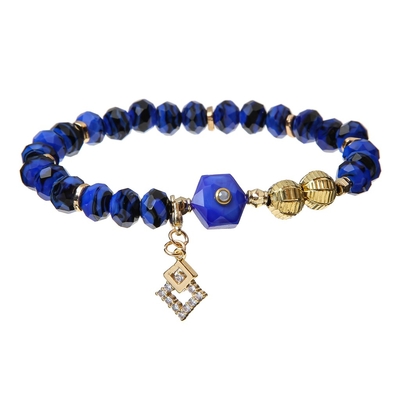 L'étoile d'étincelle de Chritmas charme les bracelets faits main extensibles de perles de Paster d'alliage