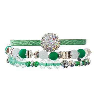 Bracelet fait main en cuir de vert de partie réglé avec la boule minimaliste de roche de Zircon