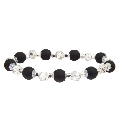 La fleur forment des bracelets de perles de l'espace adaptés aux besoins du client avec la boule d'argent d'éclat