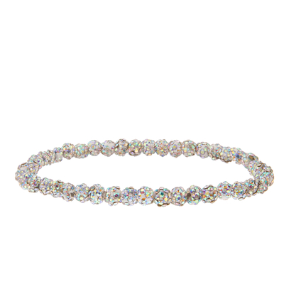 L'or a plaqué les bracelets perlés faits main jaunes de gland de maillon de chaîne a placé le charme de DIY pour des femmes