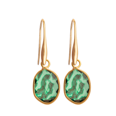 Crochet plaqué or de 2022 modes balancer pour laisser tomber les boucles d'oreille géométriques pour les bijoux des femmes