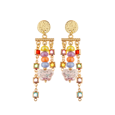 Crochet plaqué or de 2022 modes balancer pour laisser tomber les boucles d'oreille géométriques pour les bijoux des femmes