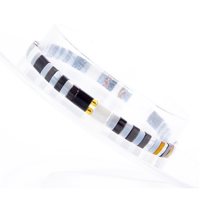 Mode de taille ajustable d'automne de BOHO Miyuki Tila Stretch Bead Bracelets
