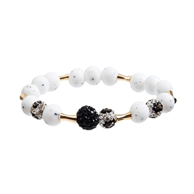 Madame Wear de Crystal Stretchy Bracelets Twinkling For de boule de roche d'OEM Shambhala jeune
