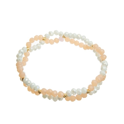 Crystal Beaded Bracelet Elegant Seed multicouche pour l'usage quotidien