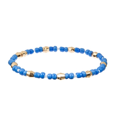 Perles extensibles réglables d'entretoise de Crystal Bracelets With Gold Tube