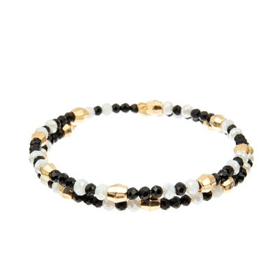 bracelet d'enveloppe de 18.5cm avec des perles