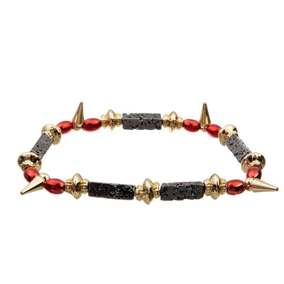 Couleur noire personnalisable en cuir véritable de bracelet multicouche de métier de main