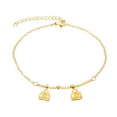 Bracelets originaux de maillon de chaîne de conception réglables pour des femmes Hiphop/roche