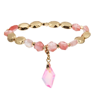 Pierres gemmes guérissant unisexe précieux de Crystal Stretch Beaded Bracelet Semi