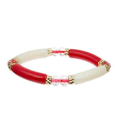 Le bloc fait main perle le cadeau élastique de couleur de collection de ressort de bracelet de bracelet pour la fille