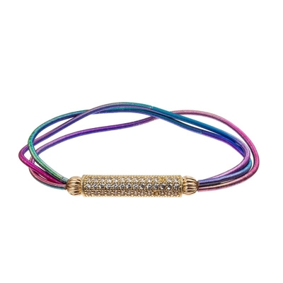 le bracelet fait main extensible acrylique rond de perles de 6mm pour des femmes font la fête