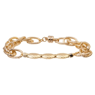 Bracelet de Chunky Gold Bracelet Gold Link de bracelet à chaînes d'or de la déclaration 14K