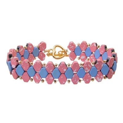 La main a ouvré l'émail coloré tissé perle l'amitié de bracelets abordable
