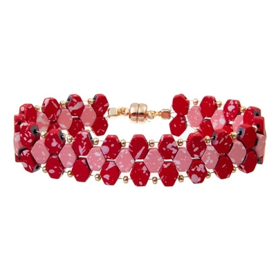 La main a ouvré l'émail coloré tissé perle l'amitié de bracelets abordable